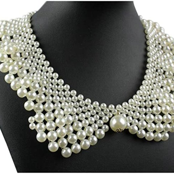 PEARL COLLAR NECKLACE - Picture 2 of 4